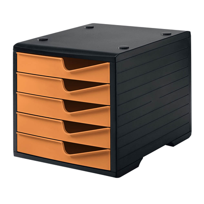 Artikelbild 2 für styro Schubladenbox styroswingbox apricot 275-8430.4191, DIN A4 mit 5 Schubladen, 1 St., Artikelnummer 660297