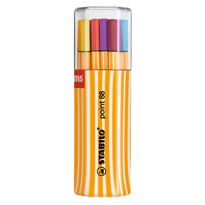 Artikelbild 2 für STABILO point 88 Fineliner farbsortiert 0,4 mm, 20 St., Artikelnummer 502747