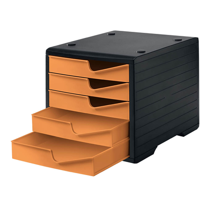 Artikelbild 3 für styro Schubladenbox styroswingbox apricot 275-8430.4191, DIN A4 mit 5 Schubladen, 1 St., Artikelnummer 660297