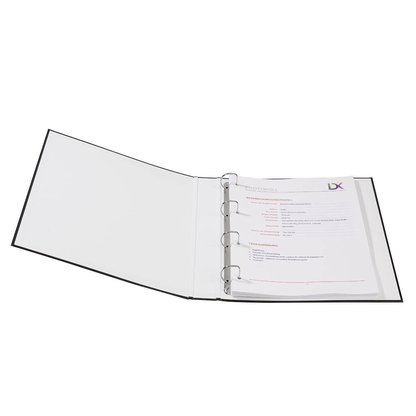 Artikelbild 4 für VELOFLEX Basic Ringbuch 4-Ringe schwarz 4,0 cm DIN A4, 1 St., Artikelnummer 408629