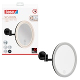 Artikelbild 1 für tesa Kosmetikspiegel beleuchtet VISIOON LED schwarz, Artikelnummer 623229