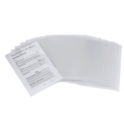 Artikelbild für bene Sichthüllen DIN A4 transparent genarbt 0,11 mm, 100 St., Artikelnummer 397497