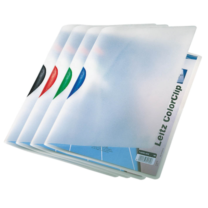 Artikelbild 2 für LEITZ Klemmhefter ColorClip 4175 transparent, 6 St., Artikelnummer 795708