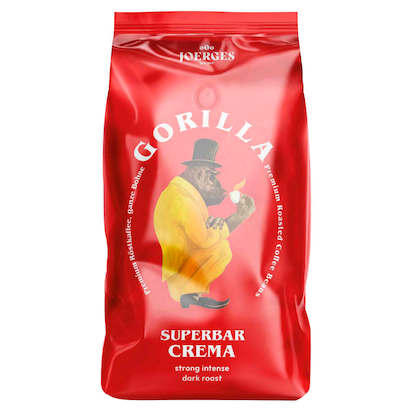 Artikelbild für GORILLA Espresso Super Bar Crema Kaffeebohnen, kräftig, 1000 g, Artikelnummer 787232