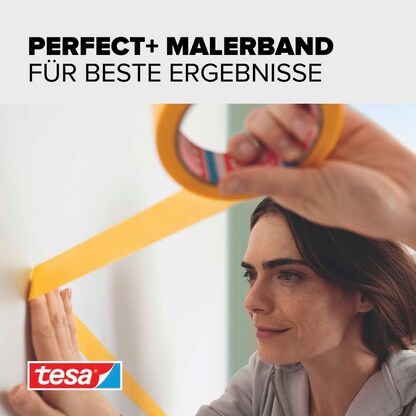 Artikelbild 5 für tesa PERFECT+ Kreppband orange 19,0 mm x 50,0 m 1 Rolle, Artikelnummer 724227