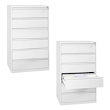 Artikelbild 1 für Gürkan Karteischrank reinweiß 6 Schubladen 76,0 x 62,0 x 132,0 cm, 1 St., Artikelnummer 381814
