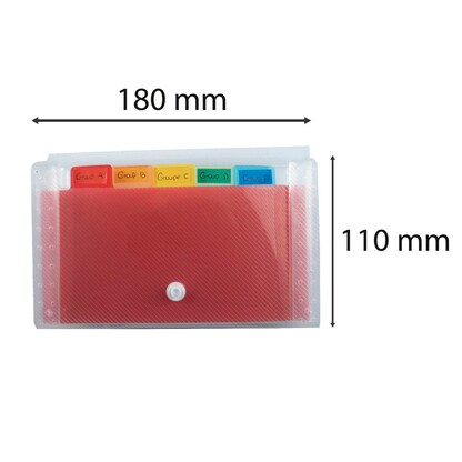 Artikelbild 2 für Exacompta Fächermappe Crystal 6 Fächer transparent, 1 St., Artikelnummer 680938