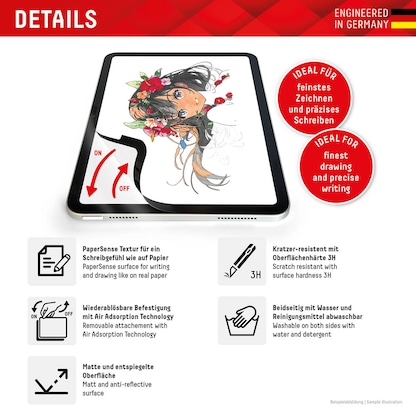 Artikelbild 8 für DISPLEX® Papersense Display-Schutzfolie für Tablets, Artikelnummer 700326