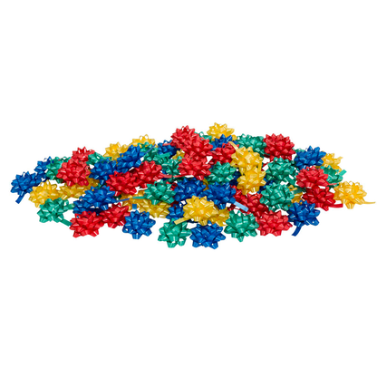 Artikelbild für PRÄSENT Geschenk-Schleifen glänzend blau/rot/gelb/grün/pink/orange 5,0 mm x 0,95 m, Artikelnummer 102549