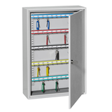 Artikelbild 1 für ISS Regensburg Schlüsselkasten lichtgrau mit 150 Haken, Zylinderschloss, 38,0 x 14,0 x 55,0 cm, 1 St., Artikelnummer 666487