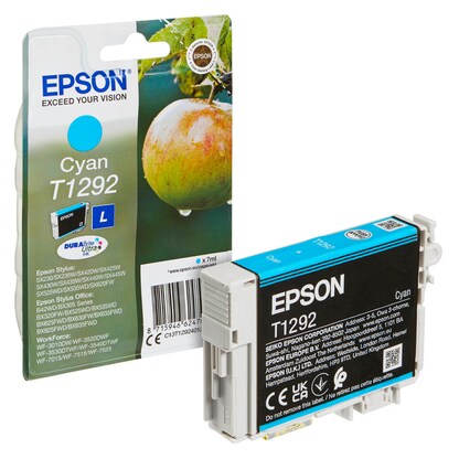 Artikelbild für EPSON T1292L (Apfel) cyan Druckerpatrone, Artikelnummer 546028