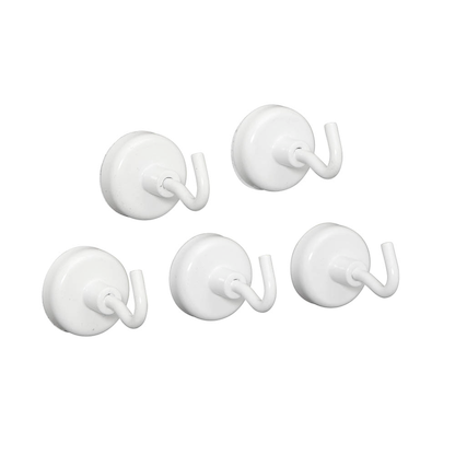 Artikelbild für MAUL Magnete weiß, Metall Ø 2,5 x 3,7 cm, 5 St., Artikelnummer 356402