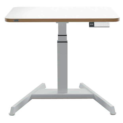 Artikelbild 3 für LEITZ Ergo elektrisch höhenverstellbarer Schreibtisch weiß rechteckig, A-Fuß-Gestell weiß 80,0 x 60,0 cm, Artikelnummer 401487