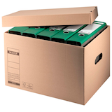 Artikelbild 1 für LEITZ Archivboxen 6081 braun 32,5 x 44,0 x 28,0 cm, 10 St., Artikelnummer 665950