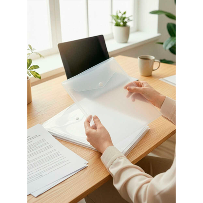 Artikelbild 4 für EICHNER Dokumententaschen DIN A4 transparent glatt, 5 St., Artikelnummer 704476