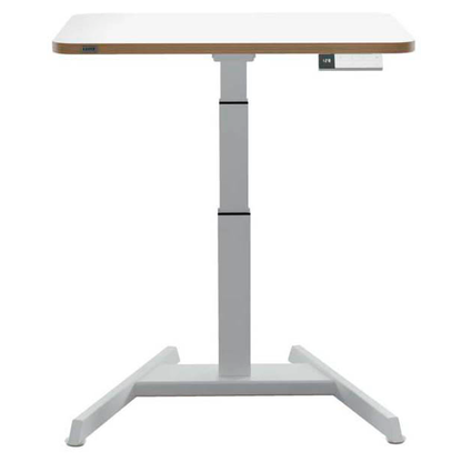 Artikelbild 4 für LEITZ Ergo elektrisch höhenverstellbarer Schreibtisch weiß rechteckig, A-Fuß-Gestell weiß 80,0 x 60,0 cm, Artikelnummer 401487