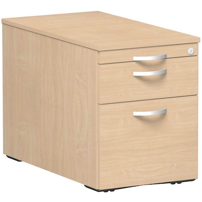 Artikelbild für geramöbel Flex Rollcontainer buche 3 Auszüge 43,8 x 80,0 x 56,5 cm, Artikelnummer 880272