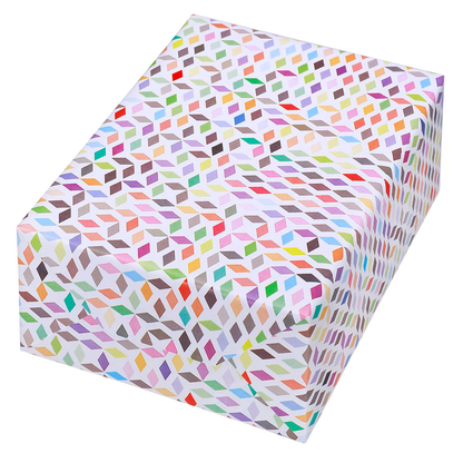 Artikelbild 2 für JUNG SCHÖNER VERPACKEN Geschenkpapier Colorado Rauten mehrfarbig, 20,0 m, Artikelnummer 361562