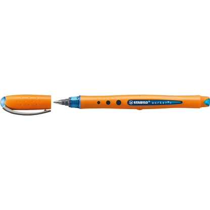 Artikelbild für STABILO worker®+ Tintenroller orange 0,5 mm, Schreibfarbe: blau, 1 St., Artikelnummer 625129