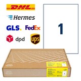 Artikelbild 1 für AVERY Zweckform Versandetiketten weiß 21,0 x 29,7 cm, 300 Blatt, Artikelnummer 715157