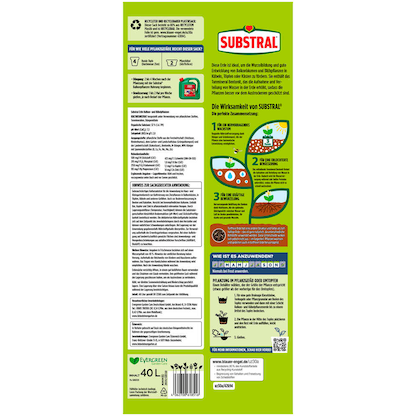 Artikelbild 2 für SUBSTRAL® Balkon- und Kübelpflanzen Blumenerde 40,0 l, Artikelnummer 776561