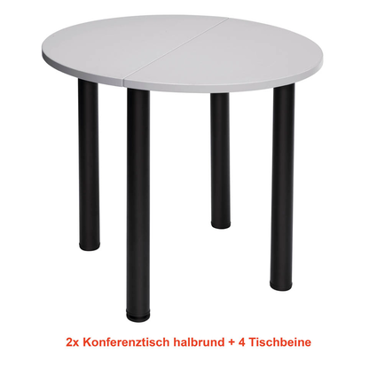 Artikelbild 2 für SODEMATUB Verbindungsplatte lichtgrau, halbrund 80,0 x 40,0 x 1,9 cm, Artikelnummer 493007