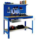 Artikelbild 1 für Simonrack Werkbank SIMONWORK BT3 BOX 1200 blau 1 Schublade 121,0 x 61,0 x 144,5 cm, Artikelnummer 786554