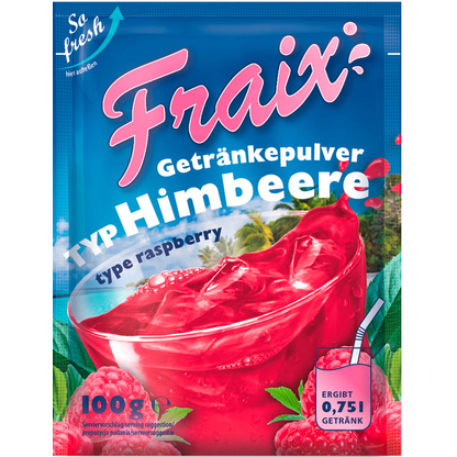 Artikelbild für Himbeere Getränkepulver 25x 100,0 g, Artikelnummer 153666