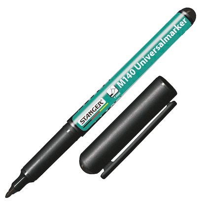 Artikelbild für STANGER Universal M140 Permanentmarker schwarz 1,0 mm, 1 St., Artikelnummer 436489