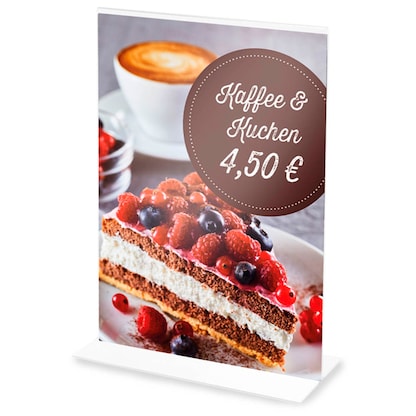 Artikelbild für deflecto Tischaufsteller DIN A4 beidseitig, 1 St., Artikelnummer 707659