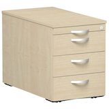 Artikelbild 1 für geramöbel Flex Rollcontainer ahorn 4 Auszüge 43,8 x 80,0 x 56,5 cm, Artikelnummer 880229