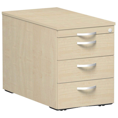 Artikelbild für geramöbel Flex Rollcontainer ahorn 4 Auszüge 43,8 x 80,0 x 56,5 cm, Artikelnummer 880229