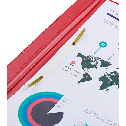 Artikelbild 2 für BRUNNEN Schnellhefter Kunststoff rot DIN A4 überbreit, 1 St., Artikelnummer 924567