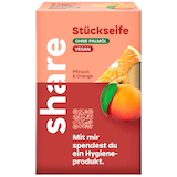 Artikelbild 1 für share Pfirsich & Orange Feste Seife 100,0 g, Artikelnummer 414009