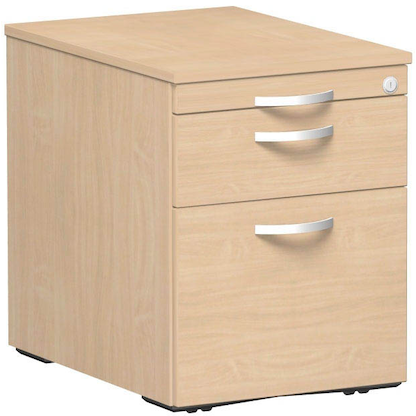 Artikelbild für geramöbel Flex Rollcontainer buche 3 Auszüge 43,0 x 60,0 x 56,5 cm, Artikelnummer 880233