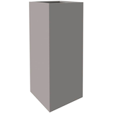 Artikelbild 1 für fm Pflanzkübel Plant Holz lichtgrau rechteckig 38,0 x 90,0 cm, 1 St., Artikelnummer 352332