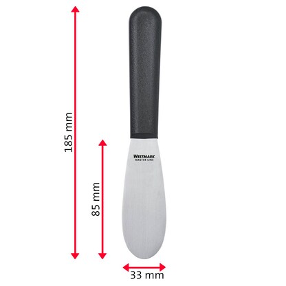 Artikelbild 5 für WESTMARK Buttermesser Master Line schwarz, silber, Klinge: 8,5 cm, 1 St., Artikelnummer 213449