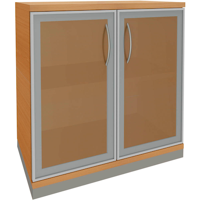 Artikelbild für fm Aktenschrank Sidney, 4260267329115 buche, Acrylglas satiniert 1 Fachboden 80,0 x 44,2 x 78,1 cm, Artikelnummer 564991