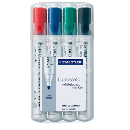 Artikelbild 2 für STAEDTLER Lumocolor Whiteboard-Marker farbsortiert 2,0 mm, 4 St., Artikelnummer 778803