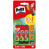 Artikelbild 1 für 3 + 1 GRATIS: Pritt Klebestifte 11,0 g, 3 St. + GRATIS Klebestift 10,0 g, Artikelnummer 253132