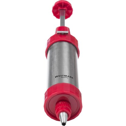 Artikelbild 2 für WESTMARK Garnierspritze silber, rot, 1 St., Artikelnummer 711172