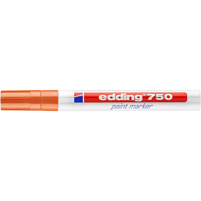 Artikelbild 3 für edding 750 Lackmarker orange 2,0 - 4,0 mm, 1 St., Artikelnummer 913543