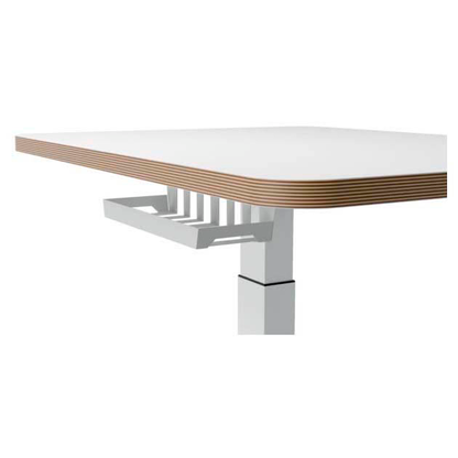 Artikelbild 8 für LEITZ Ergo elektrisch höhenverstellbarer Schreibtisch weiß rechteckig, A-Fuß-Gestell weiß 80,0 x 60,0 cm, Artikelnummer 401487