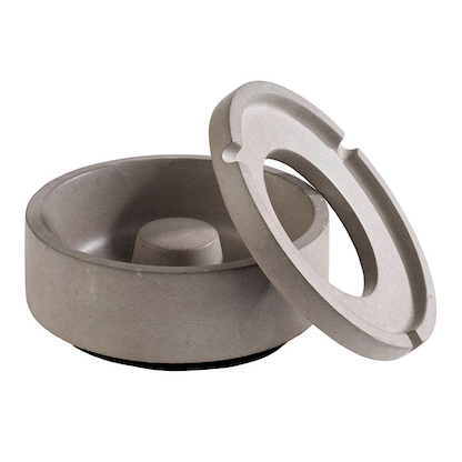 Artikelbild 2 für APS ELEMENT Aschenbecher grau, 1 St., Artikelnummer 195218