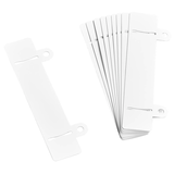 Artikelbild 1 für VELOFLEX Heftstreifen weiß Kunststoff, 10 St., Artikelnummer 813022