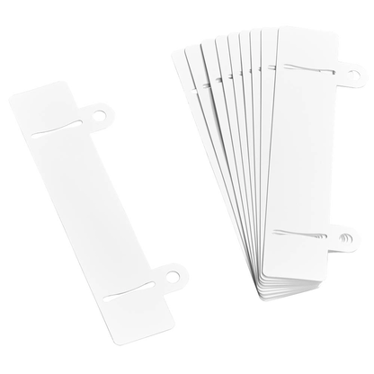 Artikelbild für VELOFLEX Heftstreifen weiß Kunststoff, 10 St., Artikelnummer 813022