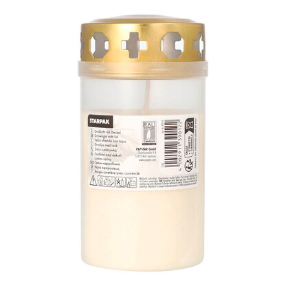 Artikelbild für STARPAK Grablicht weiß, 1 St., Artikelnummer 495939