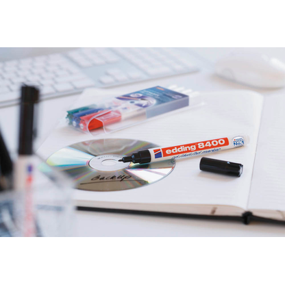 Artikelbild 6 für edding 8400 CD-Marker schwarz 0,5 - 1,0 mm, 1 St., Artikelnummer 778365