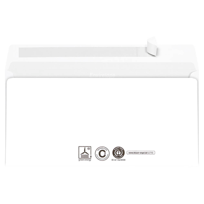 Artikelbild 3 für MAILmedia Briefumschläge Envirelope® DIN lang+ mit Fenster recycling-weiß haftklebend 500 St., Artikelnummer 290597