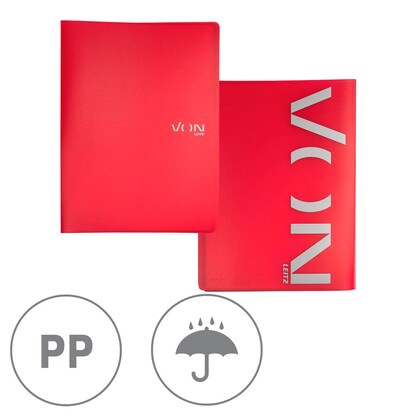 Artikelbild 2 für VON LEITZ Ringbücher 2-Ringe 1x gelb, blau, rot, grün, schwarz 2,5 cm DIN A4, 5 St., Artikelnummer 635456